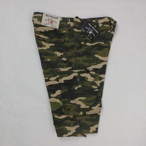 True Religion Men's Camo Cargo Shorts Size 32